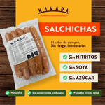 Salchicha Natural de vacuno